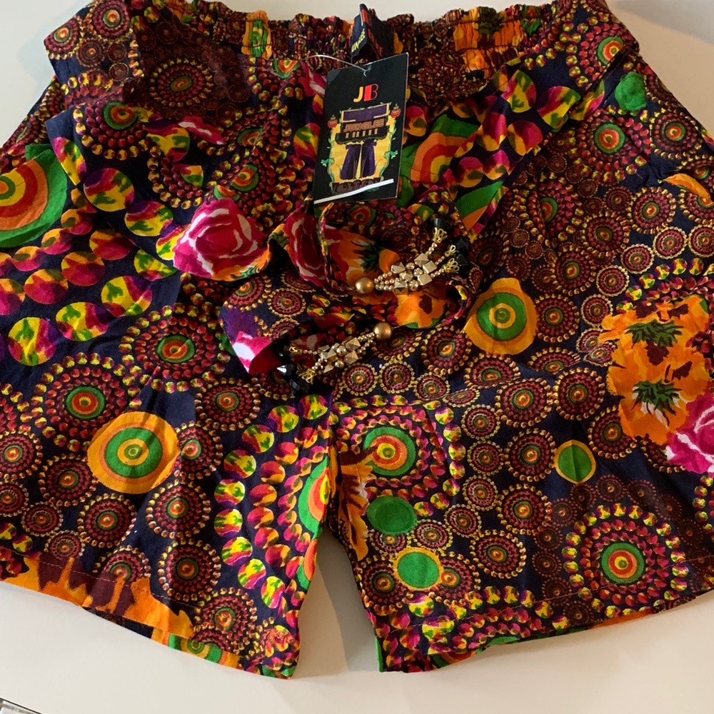 Vibrant Patterned Shorts